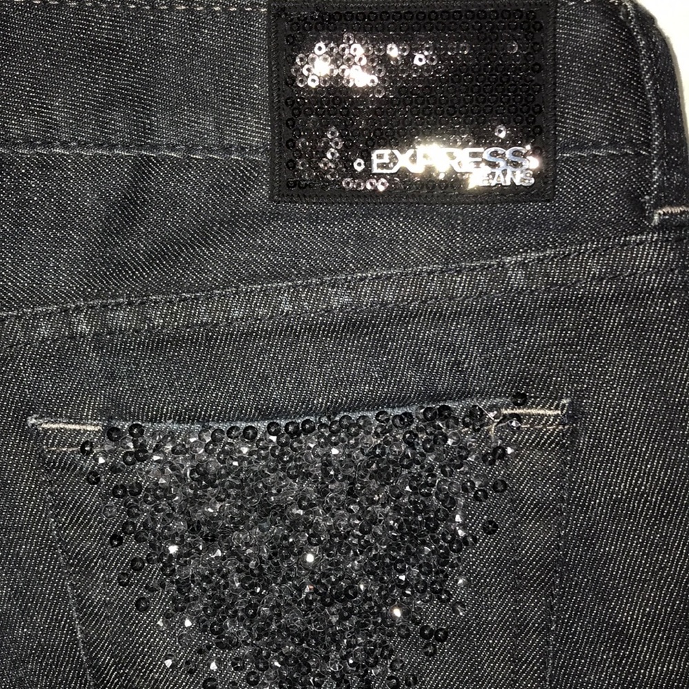 NWT🖤Express Stella Boot Cut Jeans🖤 Short Length